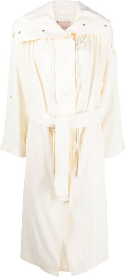 TWINSET Mantel met trekkoord Wit