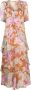 TWINSET Maxi-jurk met bloemenprint Oranje - Thumbnail 1