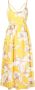 TWINSET Midi-jurk met print Geel - Thumbnail 1