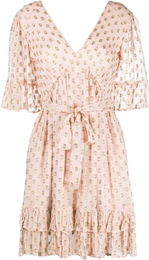 TWINSET Midi-jurk met print Roze