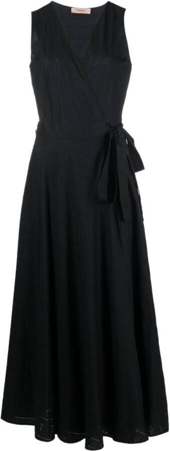 TWINSET Flared jurk Zwart