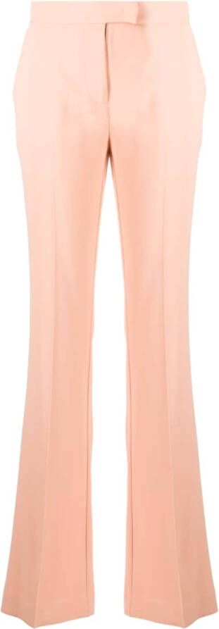 TWINSET Flared plooibroek Oranje