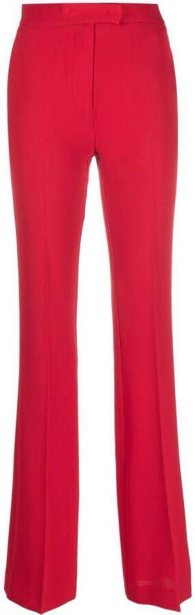 TWINSET Flared plooibroek Rood