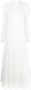 TWINSET Maxi-jurk met ruche Beige - Thumbnail 1
