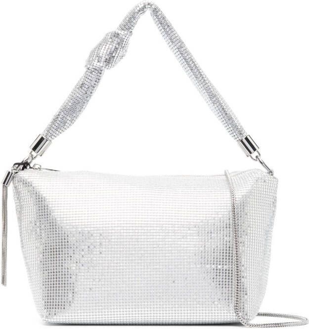 TWINSET Schoudertas met pailletten Zilver