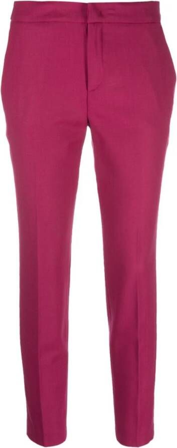 TWINSET Straight pantalon Roze
