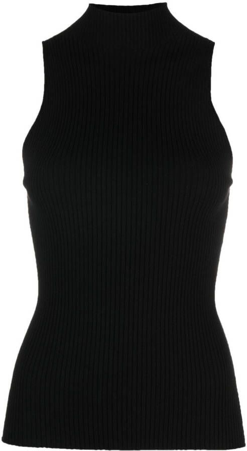 TWINSET Top met col Zwart
