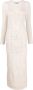TWINSET Getailleerde maxi-jurk Beige - Thumbnail 1