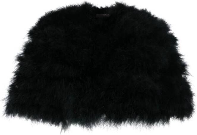 TWINSET Cropped jack Zwart