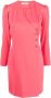 TWINSET Mini-jurk met V-hals Roze - Thumbnail 1