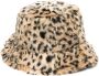 TWINSET Vissershoed met luipaardprint Beige - Thumbnail 1