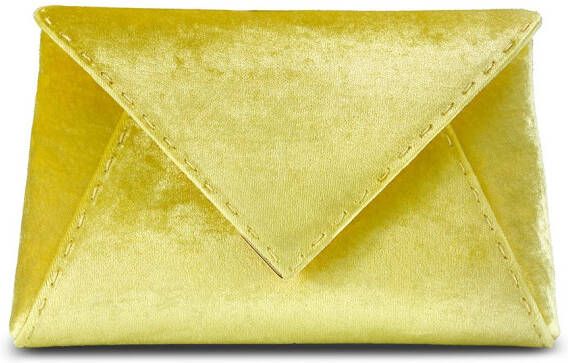 Tyler Ellis Lee Pouchet kleine clutch Geel