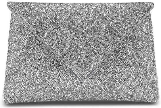 Tyler Ellis Lee Pouchet kleine clutch Zilver
