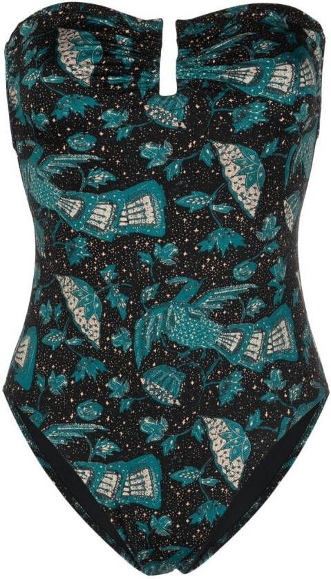 Ulla Johnson Badpak met print Zwart