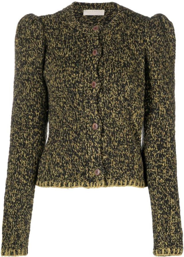 Ulla Johnson Button-up vest Groen