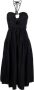 Ulla Johnson Midi-jurk met halternek Zwart - Thumbnail 1