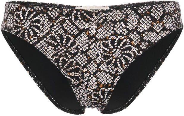 Ulla Johnson Bikinislip met bloemenprint Zwart