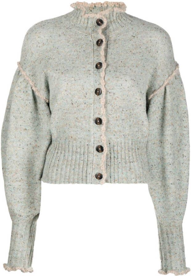 Ulla Johnson Gebreid vest Blauw
