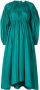 Ulla Johnson Gesmockte jurk Groen - Thumbnail 1