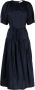 Ulla Johnson Midi-jurk met korte mouwen Blauw - Thumbnail 1