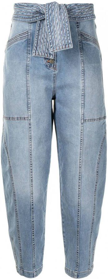 Ulla Johnson Jeans met toelopende pijpen Blauw