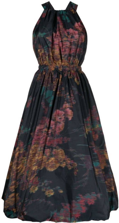 Ulla Johnson Jurk met bloemenprint Zwart