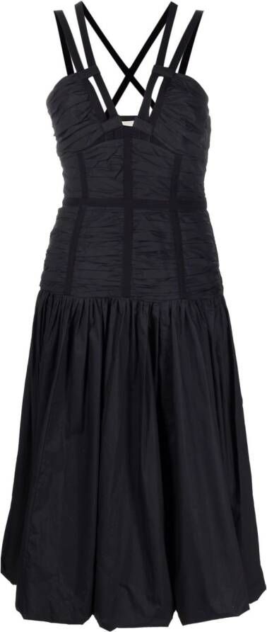 Ulla Johnson Jurk met V-hals Zwart