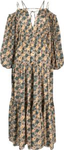 Ulla Johnson Maxi-jurk met bloemenprint Beige
