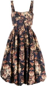 Ulla Johnson Maxi-jurk met bloemenprint Blauw