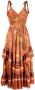 Ulla Johnson Maxi-jurk met bloemenprint Oranje - Thumbnail 1
