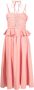 Ulla Johnson Mini-jurk met halternek Roze - Thumbnail 1