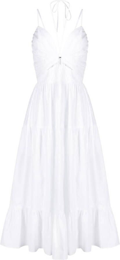 Ulla Johnson Midi-jurk met uitgesneden detail Wit