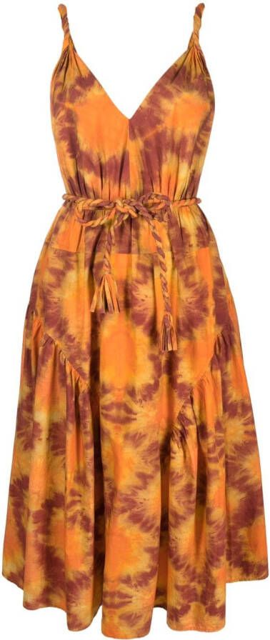 Ulla Johnson Midi-jurk Oranje