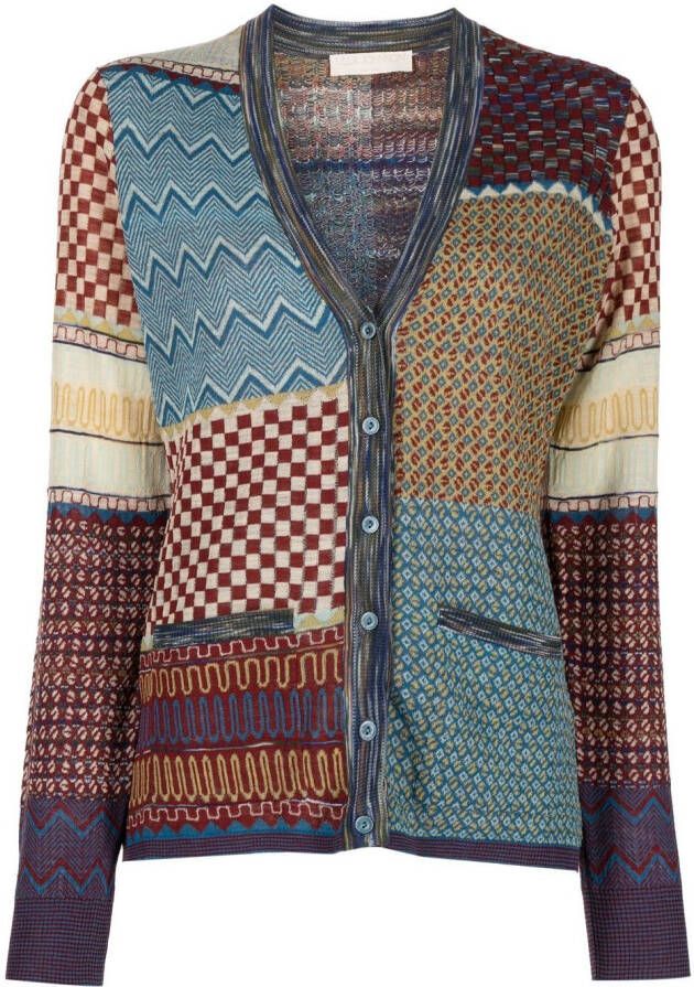 Ulla Johnson Vest met patchwork Veelkleurig