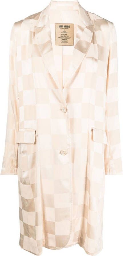Uma Wang Shirtjack met print Beige