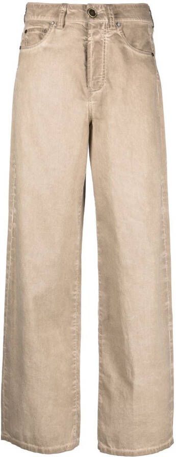 Uma Wang High waist jeans Beige