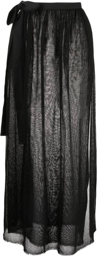 Uma Wang High waist rok Zwart