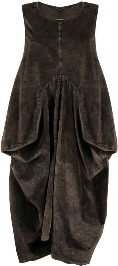 Uma Wang Jurk van katoenmix Bruin