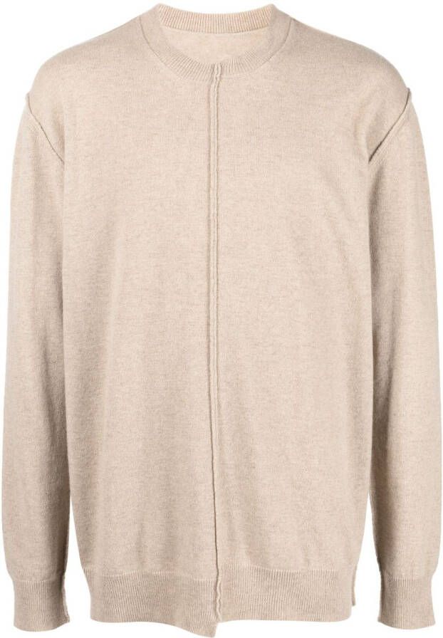 Uma Wang Kasjmier trui Beige