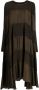 Uma Wang Midi-jurk met vlakken Bruin - Thumbnail 1