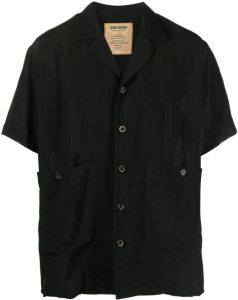 Uma Wang Overhemd met opgestikte zak Zwart