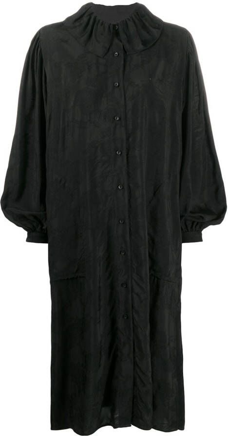 Uma Wang Oversized blousejurk Zwart