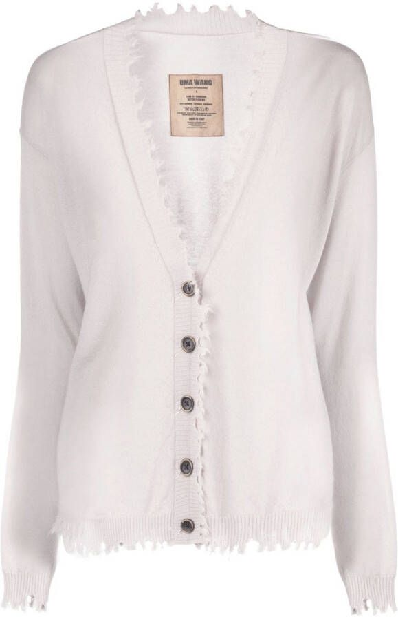 Uma Wang Vest met franje Beige