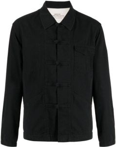 Undercover Button-down shirtjack Zwart
