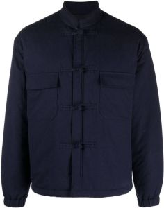 Undercover cargo-pocket shirt jacket Blauw