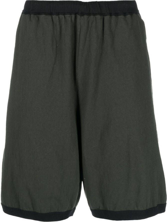 Undercover Trainingsshorts met elastische taille Groen