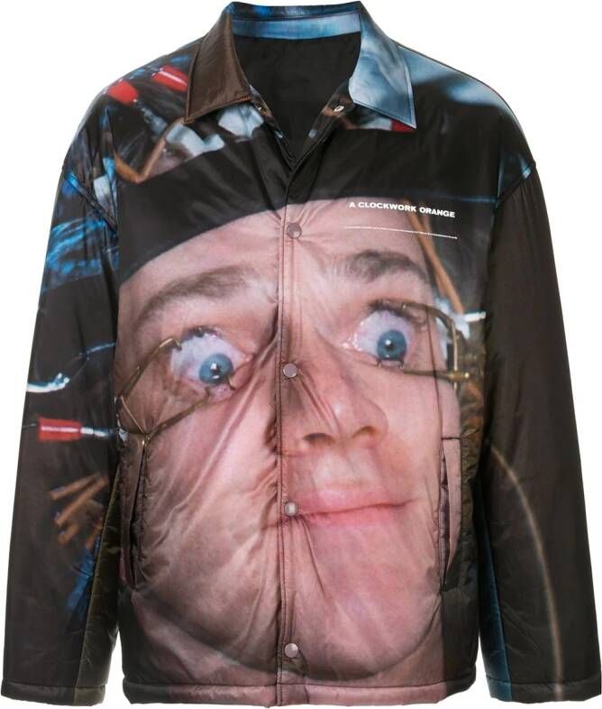 Undercover Jack met print Zwart
