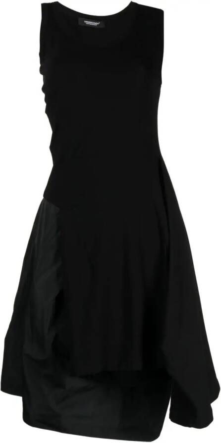 Undercover Jurk met gedrapeerd detail Zwart