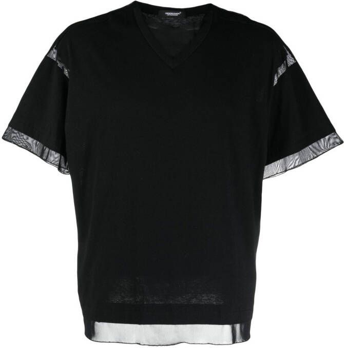 Undercover T-shirt met ronde hals Zwart