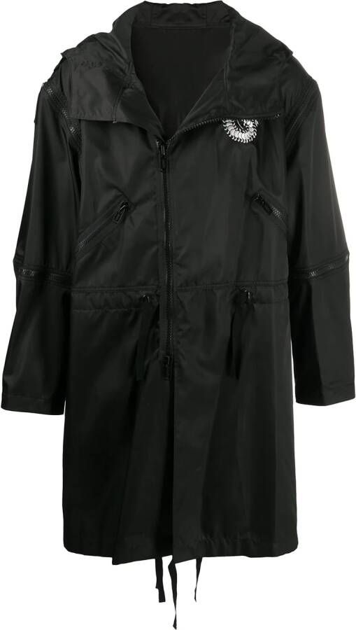 Undercover Parka met afneembare mouwen Zwart